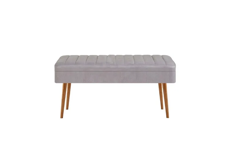 Valsot Spisegruppe 129 cm Rektangulær - Natur/Grå - Møbler - Bord - Spisegrupper