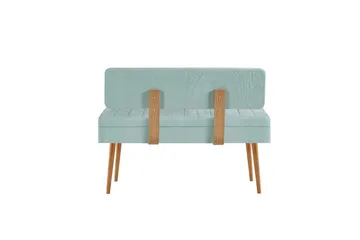 Valsot Spisegruppe 129 cm Rektangulær - Natur/Grønn - Møbler - Bord - Spisegrupper