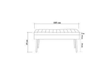 Valsot Spisegruppe 129 cm Rektangulær - Natur/Grønn - Møbler - Bord - Spisegrupper