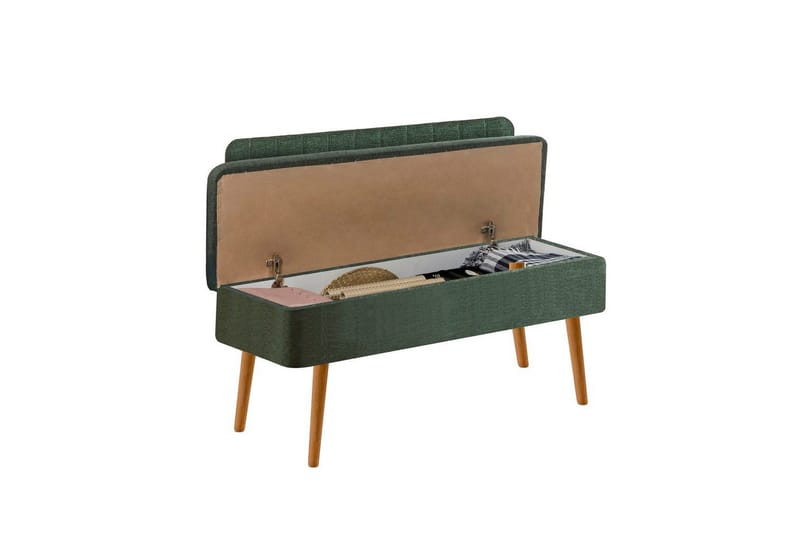 Valsot Spisegruppe 129 cm Rektangulær - Natur/Grønn - Møbler - Bord - Spisegrupper