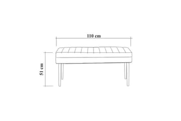 Valsot Spisegruppe 130 cm Rektangulær - Natur - Møbler - Bord - Spisegrupper