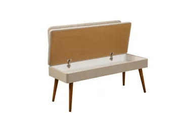 Valsot Spisegruppe Rektangulær - Beige - Møbler - Bord - Spisegrupper