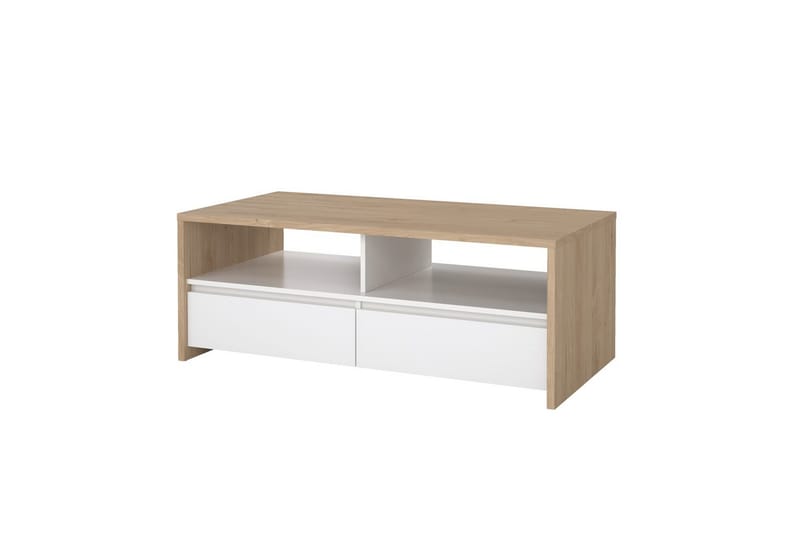 Varun Sofabord 120 cm - Hvit/Natur - Møbler - Bord - Sofabord