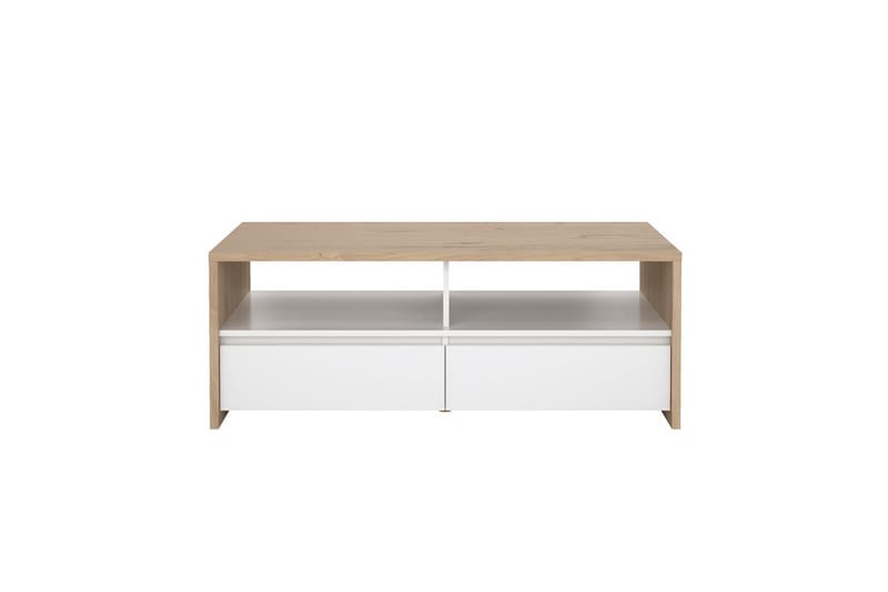 Varun Sofabord 120 cm - Hvit/Natur - Møbler - Bord - Sofabord