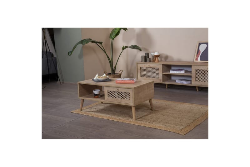 Velin Sofabord 55 cm - Mellomfarget tre - Møbler - Bord - Sofabord