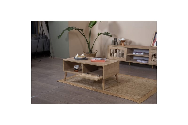 Velin Sofabord 55 cm - Mellomfarget tre - Møbler - Bord - Sofabord