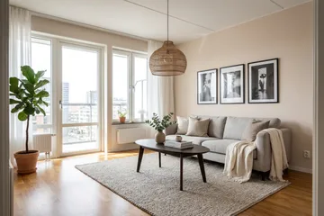 Velo Ovalt Sofabord 130x65 cm med Tre- og Røkt Eik-utseende - Røkt eik - Møbler - Bord - Sofabord