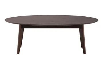 Velo sofabord ovalt 130 cm tre - Røkt eik - Møbler - Bord - Sofabord