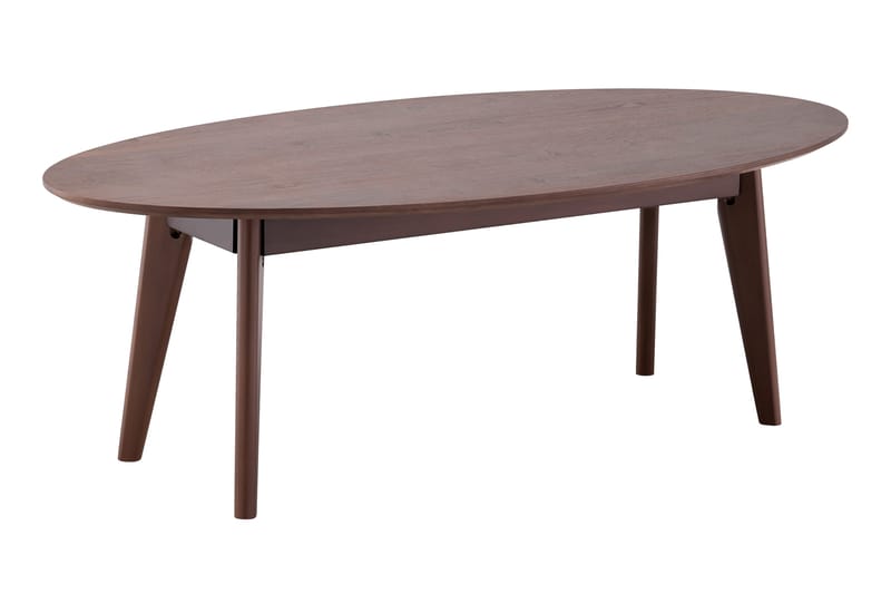 Velo sofabord ovalt 130 cm tre, Valnøtt