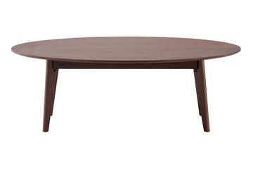 Velo sofabord ovalt 130 cm tre - Valnøtt - Møbler - Bord - Sofabord