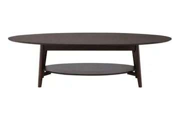 Velo sofabord ovalt 160 cm tre - Røkt eik - Møbler - Bord - Sofabord