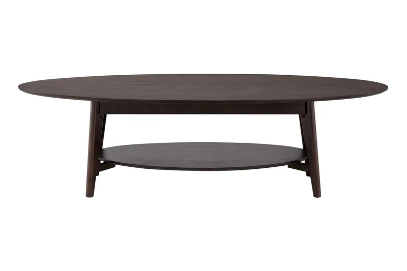 Velo sofabord ovalt 160 cm tre - Røkt eik - Møbler - Bord - Sofabord