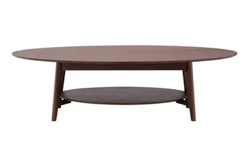 Velo sofabord ovalt 160 cm tre - Valnøtt - Møbler - Bord - Sofabord