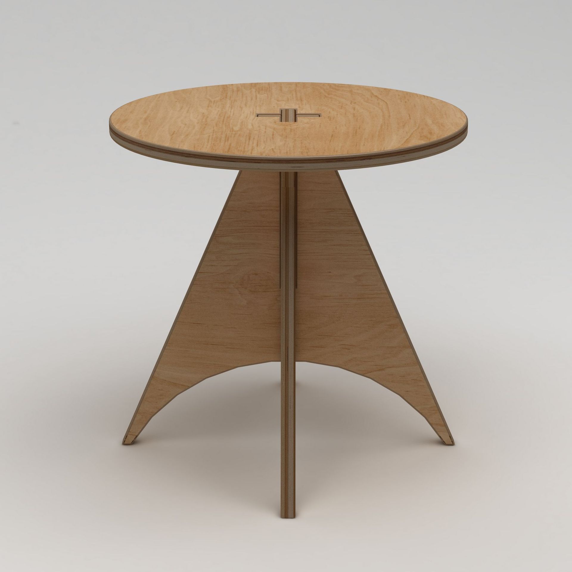 Velora Spisebord 75 cm - Naturlig tre