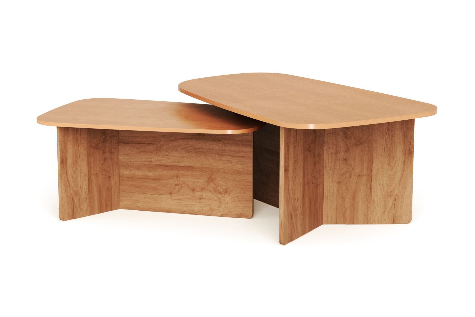 Vento settbord, sofabord 120 x 70 cm + 90 x 60 cm - Eik