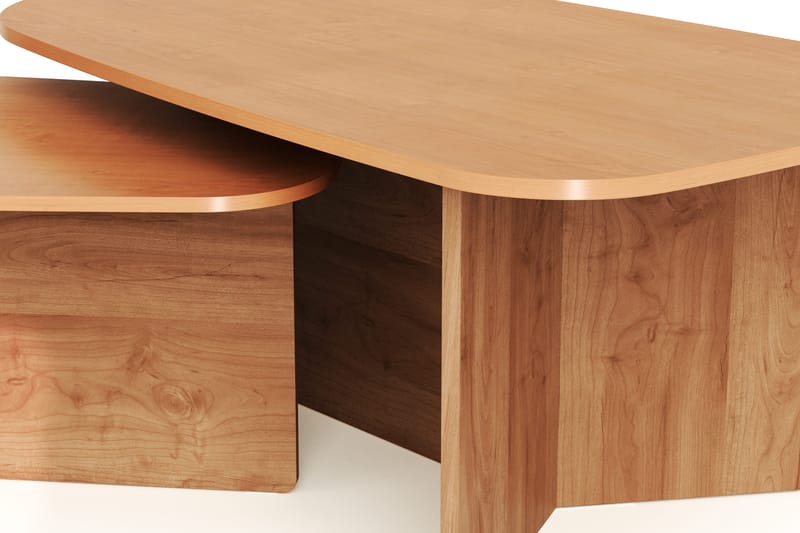 Vento settbord, sofabord 120 x 70 cm + 90 x 60 cm - Eik - Møbler - Bord - Sofabord