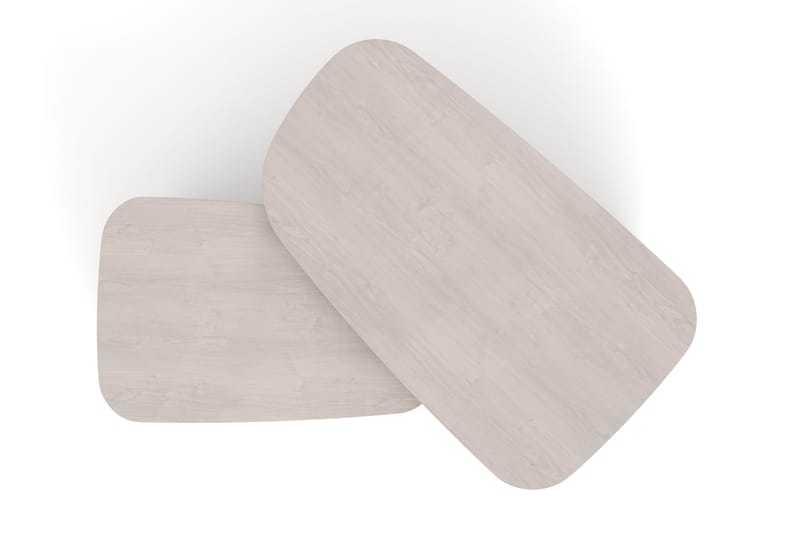 Vento settbord, sofabord 120 x 70 cm + 90 x 60 cm - Hvitlasert eik - Møbler - Bord - Sofabord