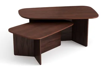 Vento settbord, sofabord 120 x 70 cm + 90 x 60 cm - Valnøtt - Møbler - Bord - Sofabord