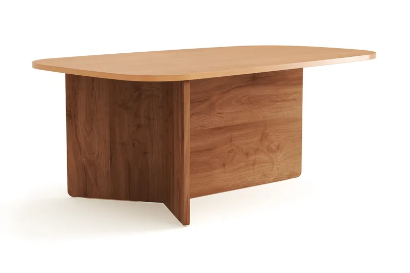 Vento sofabord 120 x 70 cm, ovalt i tre - Eik - Møbler - Bord - Sofabord