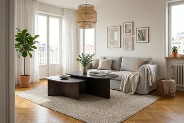 Vento sofabord 120 x 70 cm, ovalt i tre - Røkt eik - Møbler - Bord - Sofabord