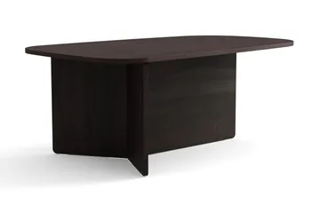 Vento Sofabord 120x70 cm ovalt i tre - Røkt eik - Møbler - Bord - Sofabord