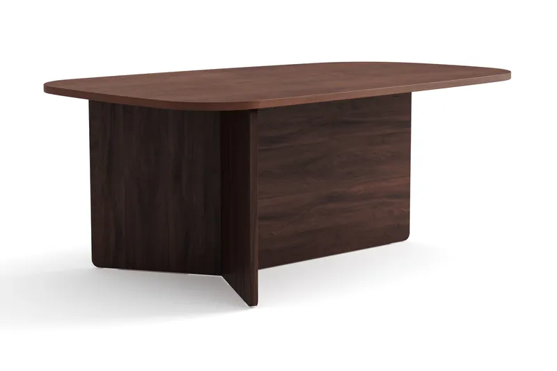 Vento Sofabord 120x70 cm ovalt i tre - Valnøtt - Møbler - Bord - Sofabord