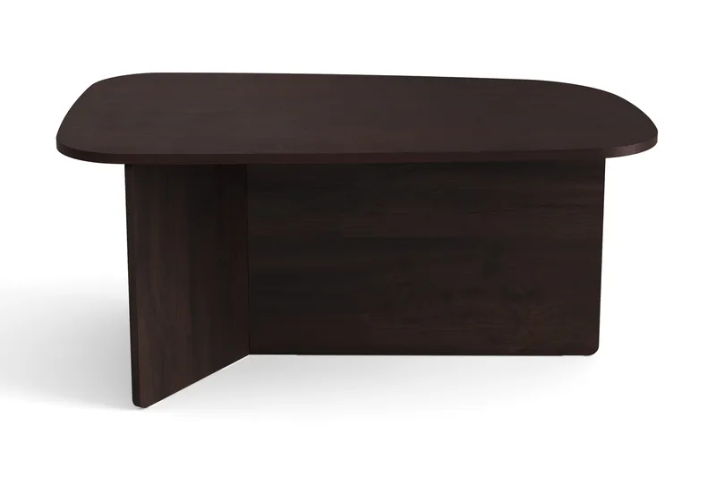 Vento sofabord 90 x 60 cm, ovalt i tre - Røkt eik - Møbler - Bord - Sofabord