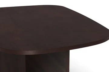 Vento sofabord 90 x 60 cm, ovalt i tre - Røkt eik - Møbler - Bord - Sofabord