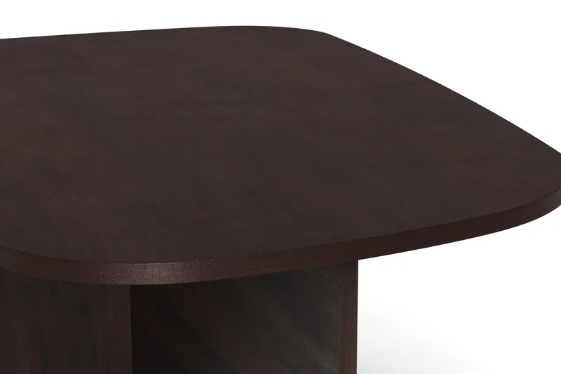Vento sofabord 90 x 60 cm, ovalt i tre - Røkt eik - Møbler - Bord - Sofabord