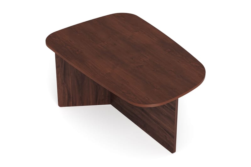 Vento Sofabord 90x60 cm ovalt i tre - Valnøtt - Møbler - Bord - Sofabord