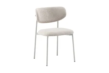 Vera rund spisegruppe 110 cm med 4 Lucy spisestoler - Røkt eik - Møbler - Bord - Spisegrupper