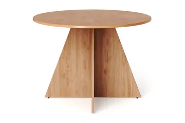 Vera rundt spisebord ø110 cm Finér - Eik - Møbler - Bord - Spisebord & kjøkkenbord