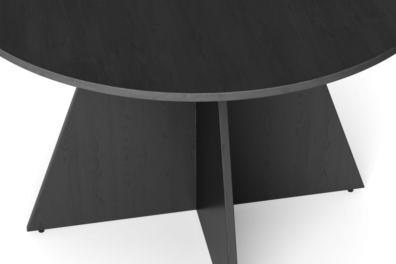 Vera rundt spisebord ø110 cm Finér - Svartbeiset eik - Møbler - Bord - Spisebord & kjøkkenbord