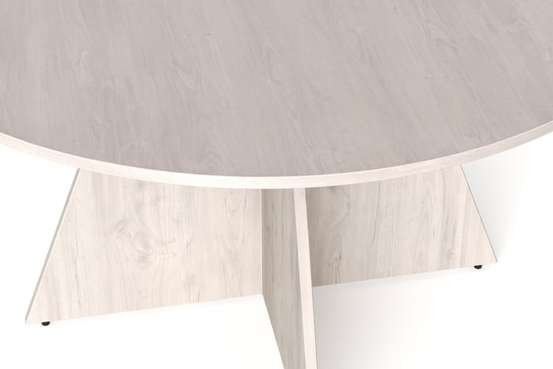 Vera rundt spisebord ø130 cm Finér - Hvitlasert - Møbler - Bord - Spisebord & kjøkkenbord