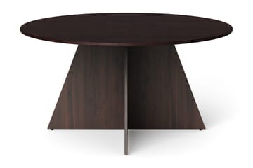 Vera rundt spisebord ø150 cm finér - Røkt eik - Møbler - Bord - Spisebord & kjøkkenbord