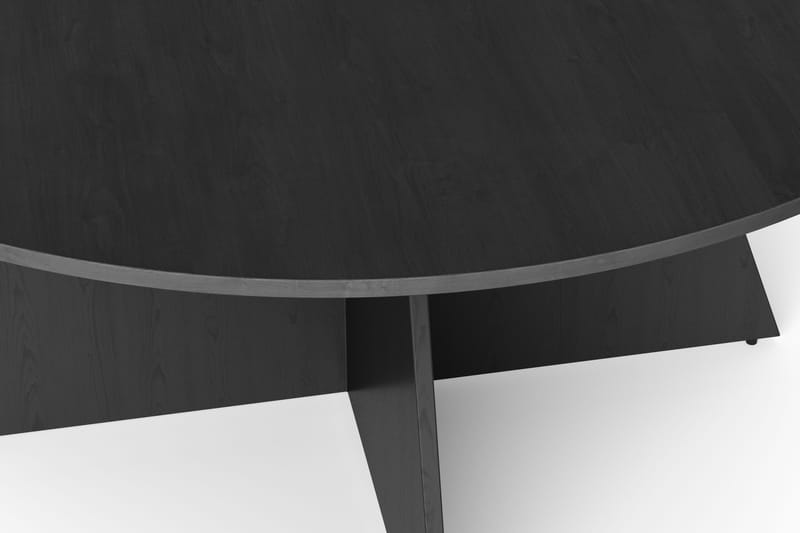 Vera rundt spisebord ø150 cm Finér - Svartbeiset eik - Møbler - Bord - Spisebord & kjøkkenbord