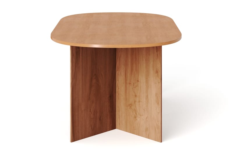 Vera Spisebord Oval 180x100 cm Finér - Eik - Møbler - Bord - Spisebord & kjøkkenbord