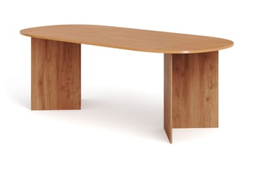 Vera Spisebord Oval 220x100 cm Finér