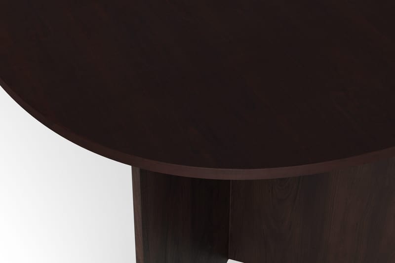 Vera Spisebord Oval 220x100 cm Finér - Røkt eik - Møbler - Bord - Spisebord & kjøkkenbord