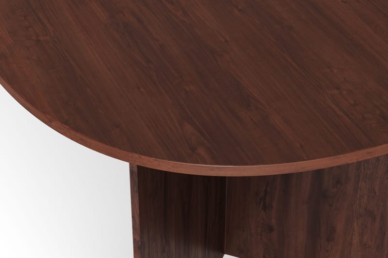 Vera Spisebord Oval 220x100 cm Finér - Valnøtt - Møbler - Bord - Spisebord & kjøkkenbord