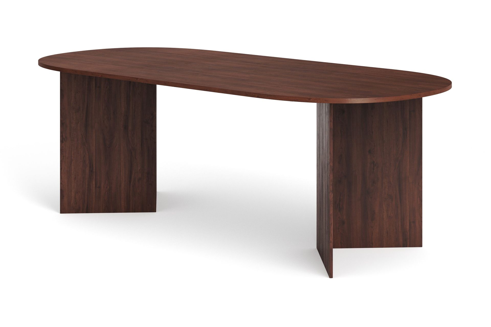 Vera Spisebord Oval 220x100 cm Finér - Valnøtt