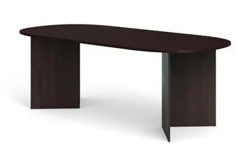 Vera spisegruppe rektangulært 220 cm med 6 Gemmiano spisestoler - Røkt eik - Møbler - Bord - Spisegrupper
