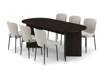220 cm - Valnøtt