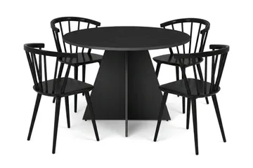 110 cm - Svartbeiset eik