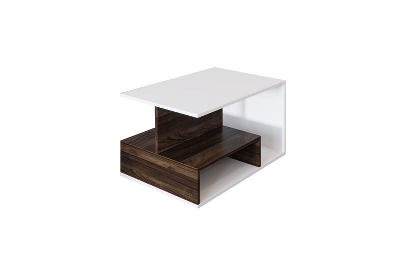 Veradia Sofabord 90 cm - Brun/Hvit - Møbler - Bord - Sofabord