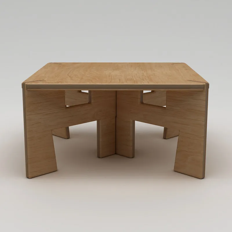 Vetira Sofabord 75 cm - Naturlig tre - Møbler - Bord - Sofabord