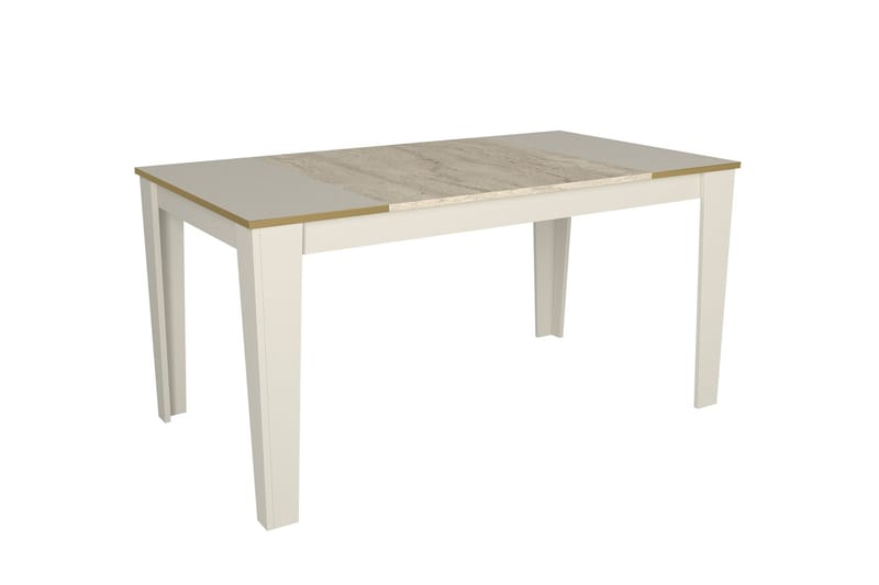 Veyron Spisebord 145 cm Rektangulær - Beige/Sandstein - Møbler - Bord - Spisebord & kjøkkenbord