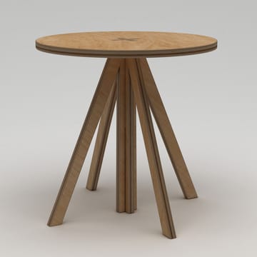 Vimora Spisebord 75 cm - Naturlig tre - Møbler - Bord - Spisebord & kjøkkenbord