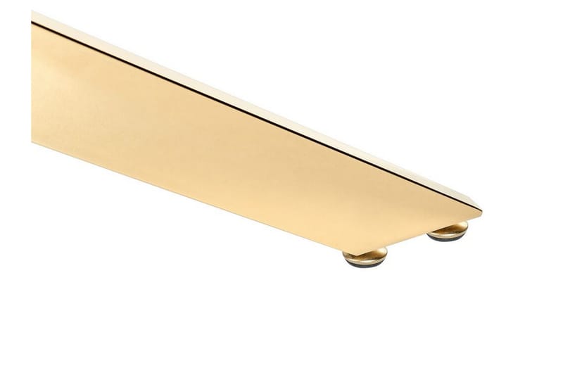 Vincenzo Spisebord 120 cm Rund - Gjennomsiktig/Gull - Møbler - Bord - Spisebord & kjøkkenbord