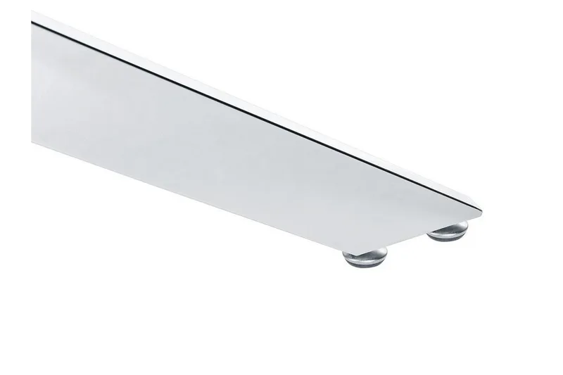Vincenzo Spisebord 120 cm Rund - Transparent/Sølv - Møbler - Bord - Spisebord & kjøkkenbord